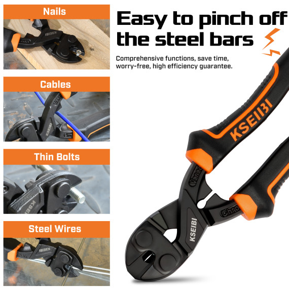 Coupe-boulons à fort effet de levier pour des coupes précis | KSEIBI