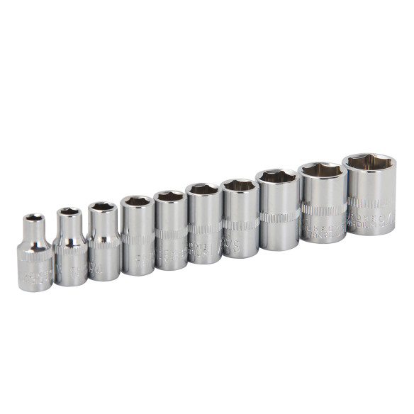 High-Quality Hexagon Socket and Ratchet Set for 1/4" Drive | KSEIBI