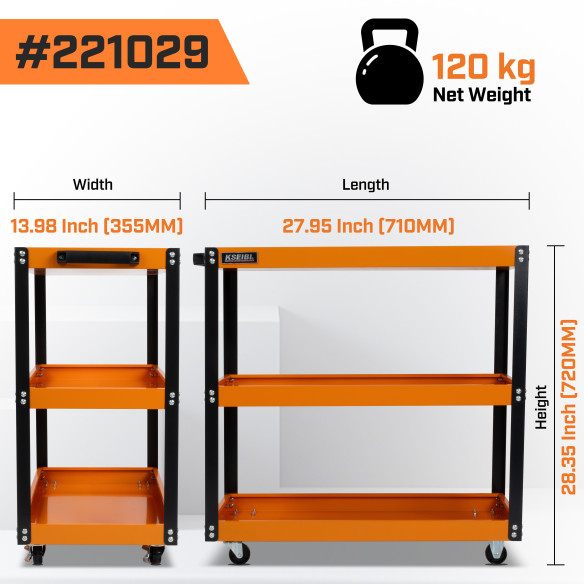 Hochwertiger Stahl-Werkstattwagen für Profis | KSEIBI