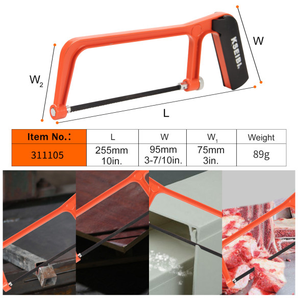 Seghetto a mano 6" (150 mm) di alta qualità per lavori di precisione | KSEIBI