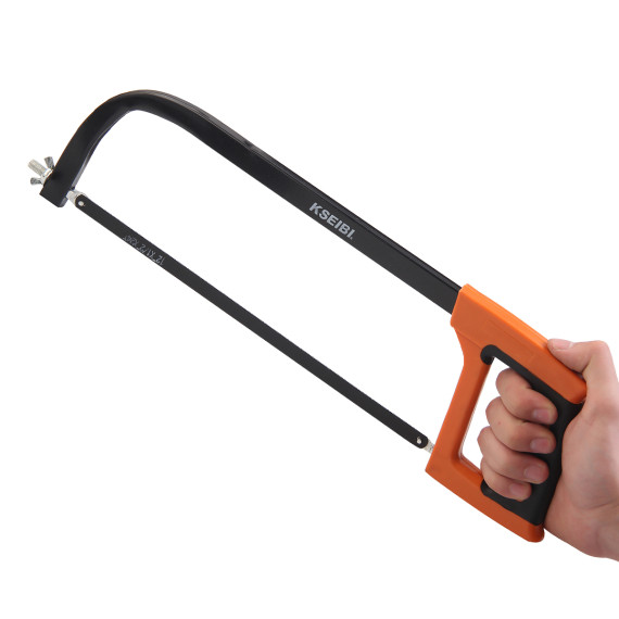Hochwertiger Metallsägebogen mit buntem Kunststoffgriff 12" | KSEIBI
