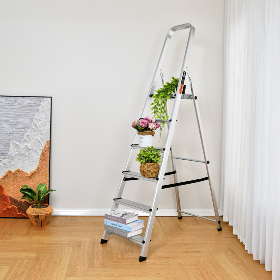 Escada Residencial de Alumínio Antiderrapante 3 Degraus | KSEIBI