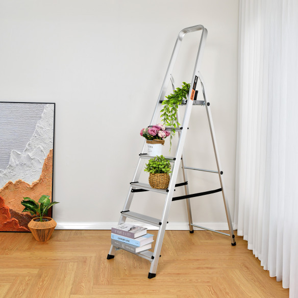 Scala domestica in alluminio leggera e resistente per casa | KSEIBI