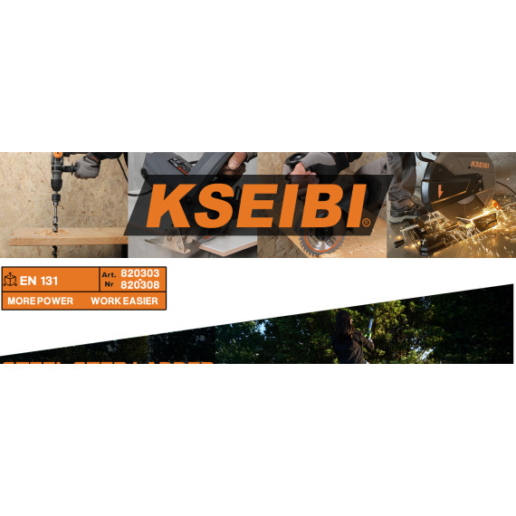 Haushaltsleiter Aluminium Stufenleiter – Leicht &amp; Stabil | KSEIBI