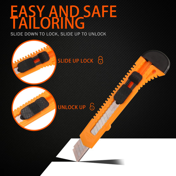 Cuchillo multiusos general - 18mm para cortar con precisión | KSEIBI