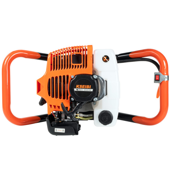 Perforadora de Tierra a Gasolina de 150 mm - Ideal para Uso Industrial | KSEIBI