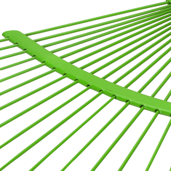 Durable Garden Straight Steel Leaf Rake for Efficient Yard Work | KSEIBI