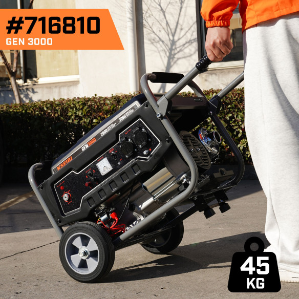 Hochwertiger Benzin-Generator GEN 3000 für zuverlässige Stromversorgung | KSEIBI