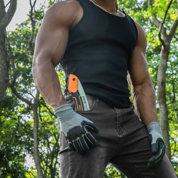 Fierastrau pliabil portocaliu de înaltă calitate | KSEIBI