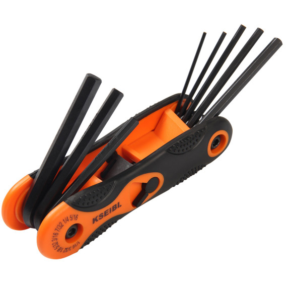 Discover the Versatile Folding Hex Key Wrench Set for Professionals | KSEIBI