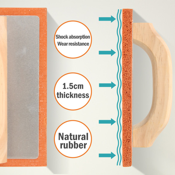 Llana de enlucir de espuma/naranja de alta calidad | KSEIBI