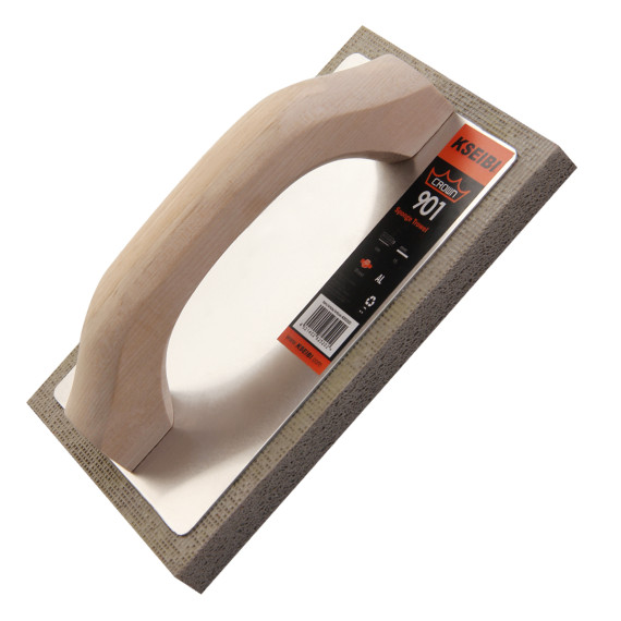 Hochwertige Schaumstoff-Putzkelle für präzises Verputzen | KSEIBI