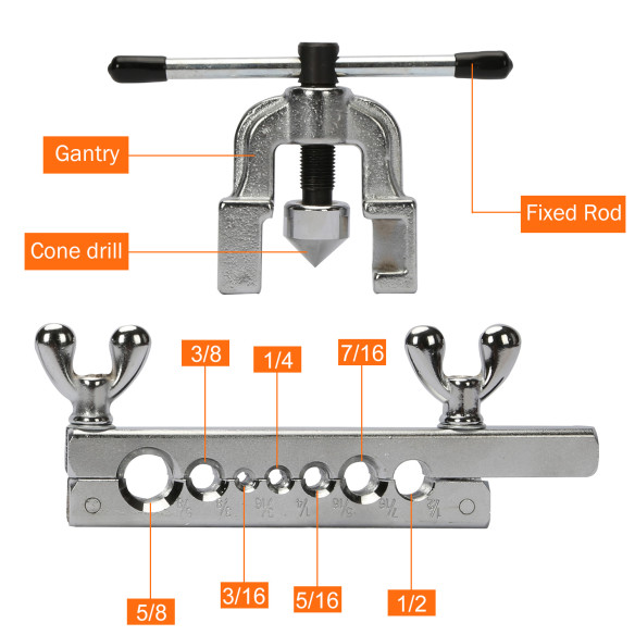 Flaring Tool Set for Professional Pipe Flaring | KSEIBI
