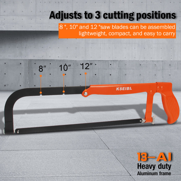Upgrade Your Toolkit with the Extendable Arm Hacksaw for Precision Cutting | KSEIBI