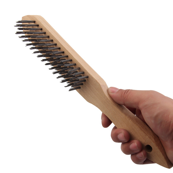 Spazzola manuale europea in acciaio 4x16 resistente | KSEIBI