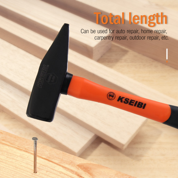 Durable Engineers' Hammer with ProGrip Handle for Precision Strikes | KSEIBI
