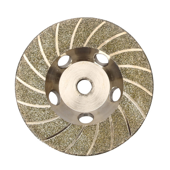 Premium Electroplated Diamond Cup Wheel with Flange for 125xm14 | KSEIBI