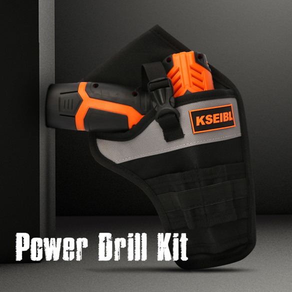 Durable and Convenient Drill Holster for Easy Access on the Job | KSEIBI