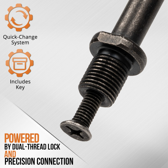 Mandrina de găurit cu cheie și adaptor 1.5–13 mm (1/2–20) pentru precizie | KSEIBI