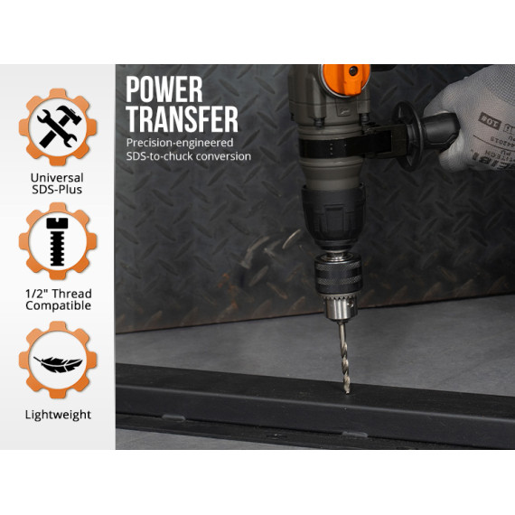 Mandrin pour perceuse avec clé et adaptateur 1.5-13mm 1/2-20 de haute qualité | KSEIBI