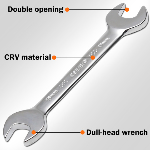 High-Quality Double Open End Wrench Set for Precision Work | KSEIBI