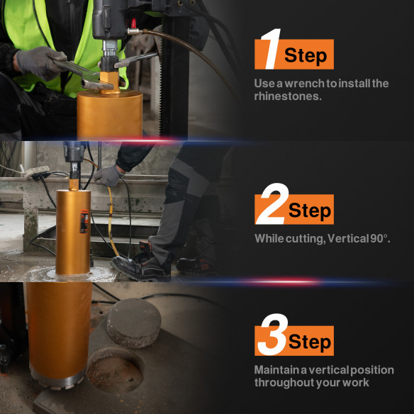 High-Quality Diamond Wet Core Bit for Precise Drilling | KSEIBI