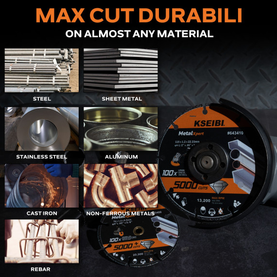 Disco de corte para metal diamantado de alta calidad | KSEIBI