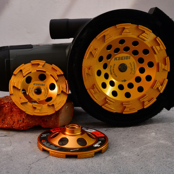 Disco de Copa Diamantado, Segmento Z / Con Brida de Alta Calidad | KSEIBI