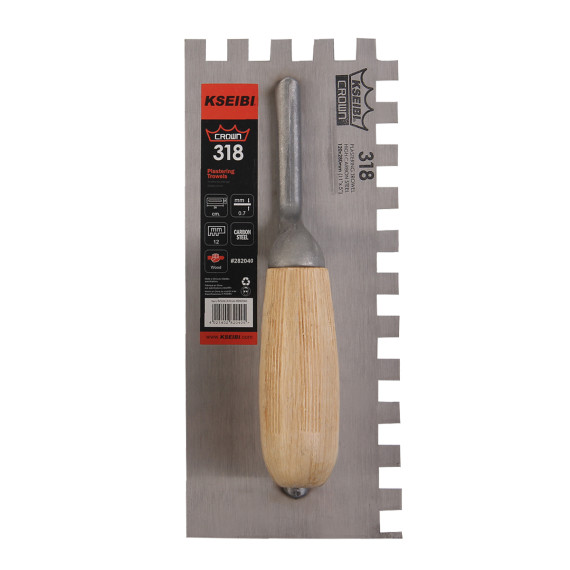 Frattone da intonaco crown: manico in legno liscio resistente | KSEIBI