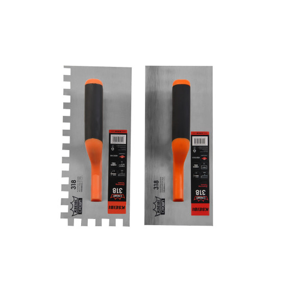 Professional Crown Plastering Trowel with ProGrip Handle for Precision Finishing | KSEIBI