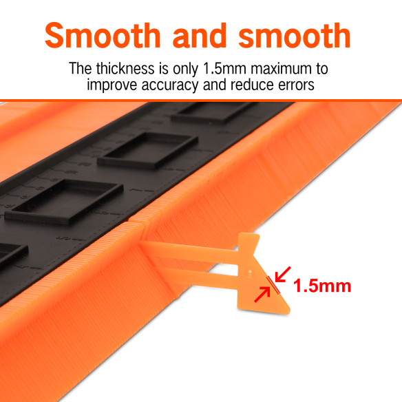 Accurate Contour Gauge for Precise Measurements | KSEIBI