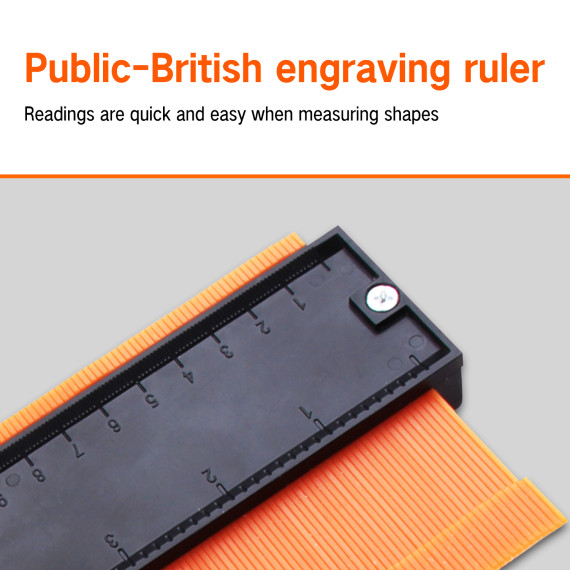 Medidor de contorno ajustable para carpintería | KSEIBI