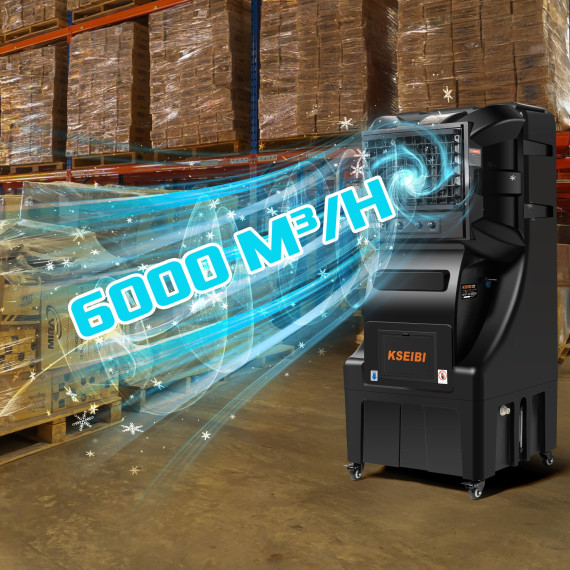 Rafraîchisseur d’air évaporatif 70 L 350 W KAC 35-70 M | KSEIBI