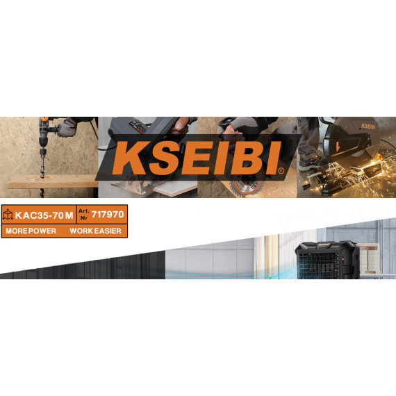 مبرد هواء صحراوي KSEIBI KAC 35-70 M سعة 70 لتر 350 واط | KSEIBI