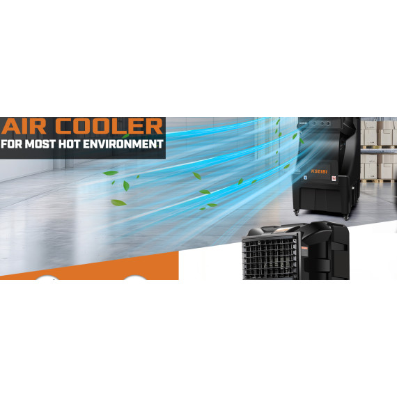 Enfriador de aire KAC 35-70 M, 70 L, 350 W eficiente | KSEIBI