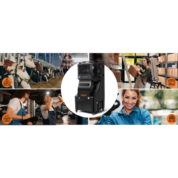 KAC 35-70 M Εξατμιστικός Αεροψύκτης 70L 350W βιομηχανικός | KSEIBI