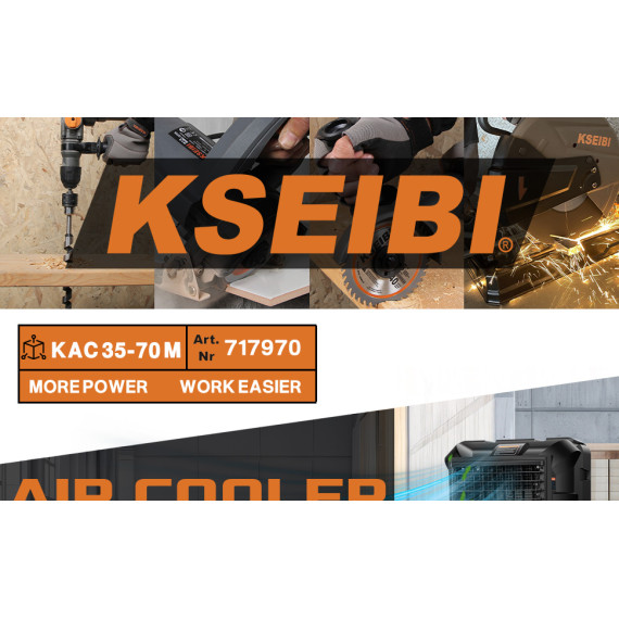 KAC 35-70 M Luftkühler 70 l 350 W Mobiler Verdunstungskühler | KSEIBI