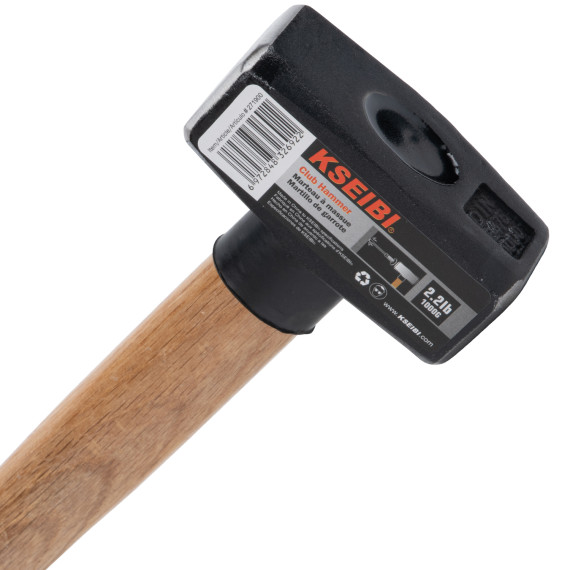 Ciocan tip club cu coadă de lemn pentru construcții | KSEIBI