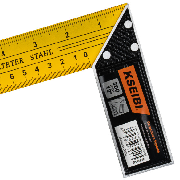 Professional Carpenter Framing Square - Precision Tool for Woodworking | KSEIBI