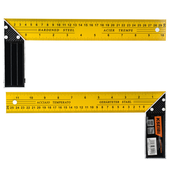 Instrument esențial pentru tâmplari | Pătrat de tâmplărie KSEIBI
