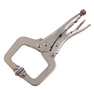 C-Clamp Locking Plier With Swivel Pads