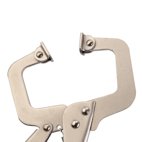 Clește de blocare tip c cu pernuțe pivotante pentru lucrări de precizie | KSEIBI