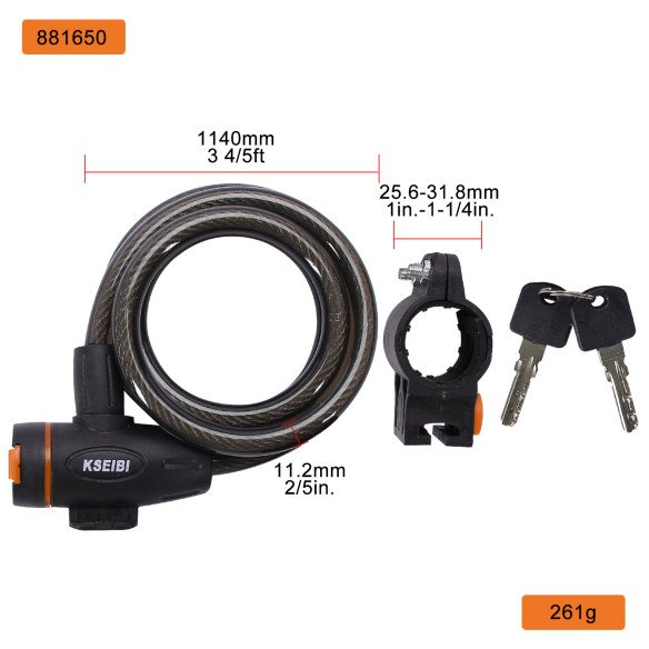 Candado resistente para bicicletas | KSEIBI