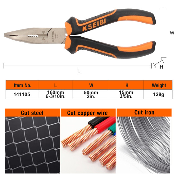 High-Quality Bent Nose Pliers for Precision Work | KSEIBI
