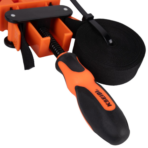 Abrazadera de banda con mango ProGrip: calidad y comodidad garantizadas | KSEIBI