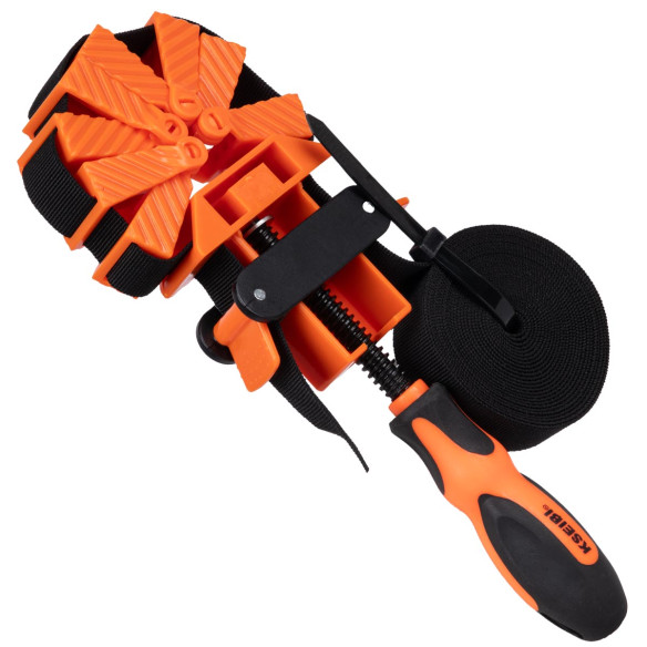 Abrazadera de banda con mango ProGrip: calidad y comodidad garantizadas | KSEIBI