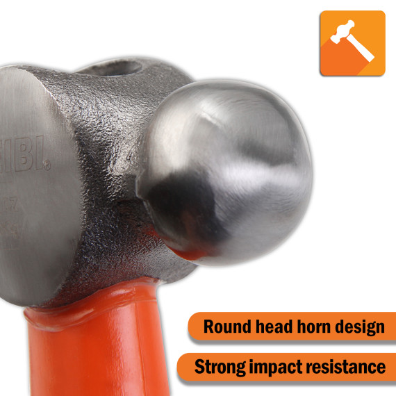 Marteau à boule en fibre de verre pour travaux de construction | KSEIBI