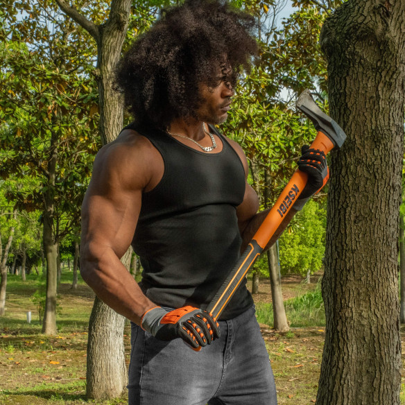 Topor cu mâner din fibră de sticlă pentru tăiere eficientă | KSEIBI