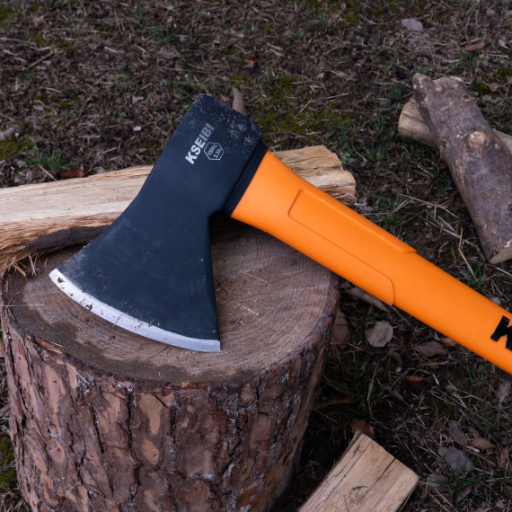 Durable Fiberglass Handle Axe for Heavy Duty Work | KSEIBI