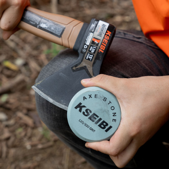 Premium Axe Sharpening Stone Kit for Precision Blade Maintenance | KSEIBI